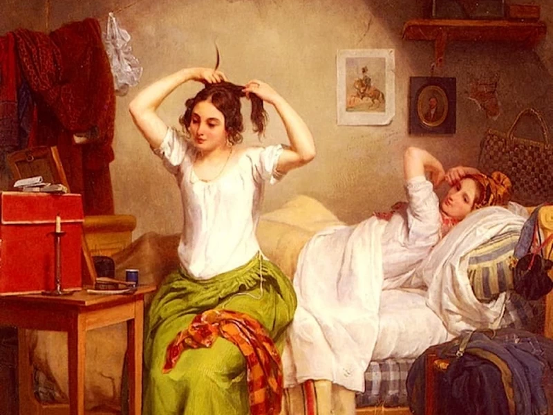 1798-Jean-Augustin Franquelin - In camera da letto